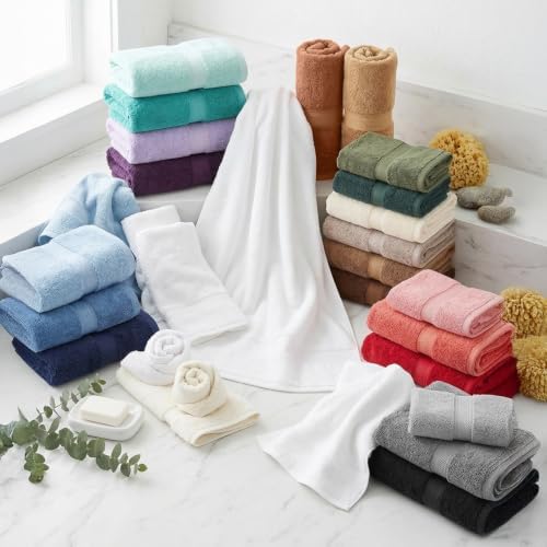 SUPERIOR Egyptian Cotton Ultra Plush & Absorbent, 12 Piece Set, Latte