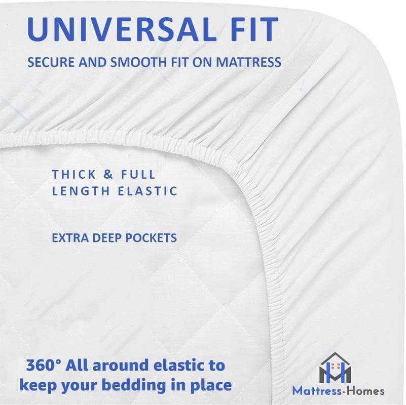 Mattress-Homes Full Sheet Set 4 Piece, 100% Long Staple Cotton Sateen