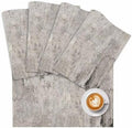 Vintage Grey Mottled Placemats Set of 8 Distressed Rough Surface Wall