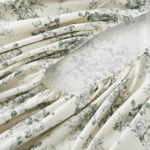 DAUAOTO Split King Cotton Sheets Set Printed Bedding Sets, Bedlinen