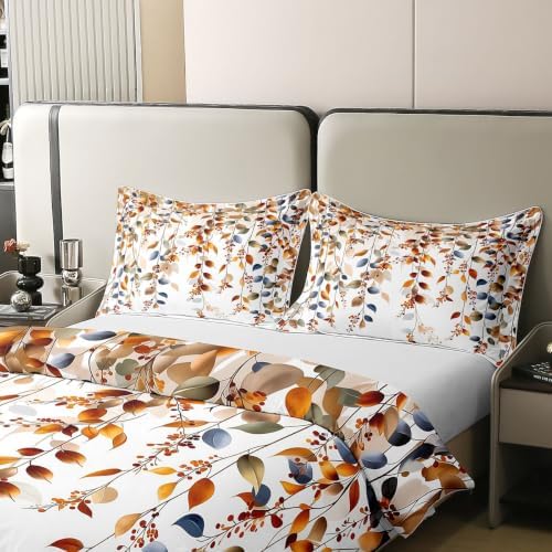 Erosebridal Vintage Plants 100% Cotton Queen Comforter Cover Aesthetic