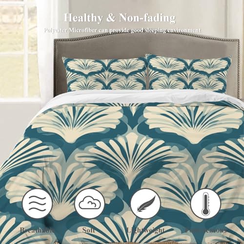 Shrahala Interior Home Aesthetic 100% Cotton Duvet Cover Set King