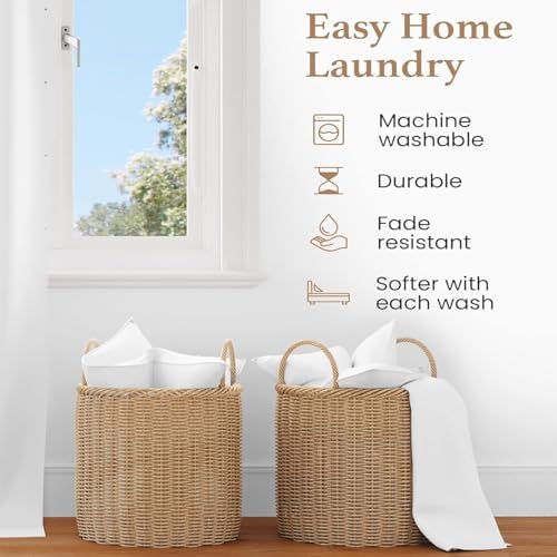 Split King 100% Egyptian Cotton Sheet Set Ivory