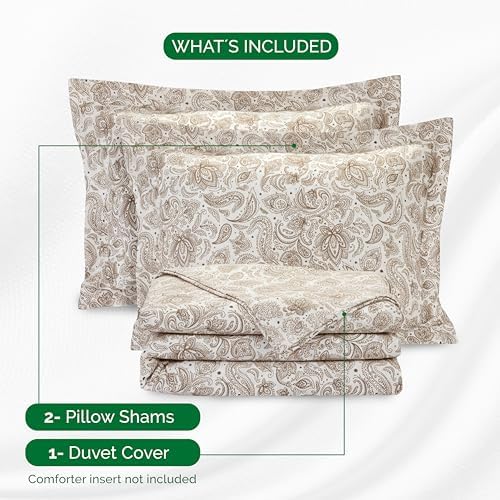 Elegant Comfort Luxury 3-Piece Reversible Duvet Cover Set - 1500