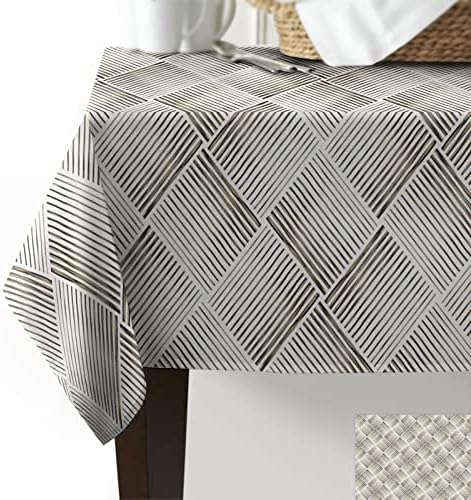 Rectangle Table Cloth Linen Farmhouse Tablecloth Waterproof Soft
