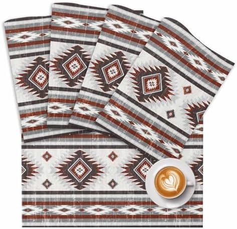 Placemats Set of 8 Farmhouse Place Mats for Dining Table Bohemian