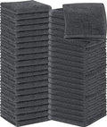 Utopia Towels 60 Pack Washcloths, 12x12 in, 100% Cotton, Grey
