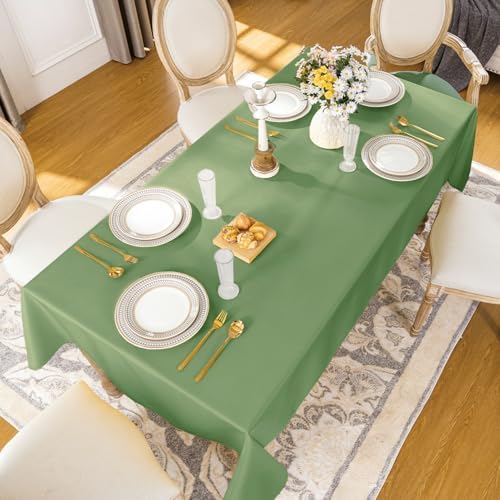 Softalker Rectangle Tablecloth, Waterproof Table Cloths Wrinkle Free