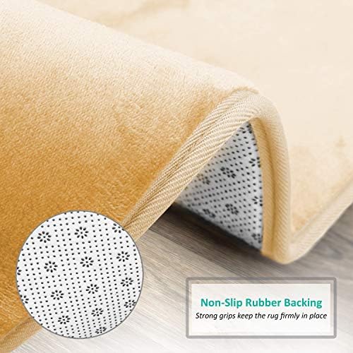Clara Clark 2 Piece Bathroom Rug Set - Memory Foam, Bath Mat Set