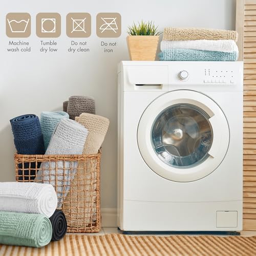 Madison Park Splendor Reversible 100% Cotton Bath Rug, 20 x 30