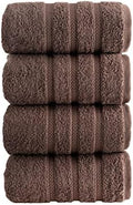 HALLEY Turkish 4 Pack Premium Hand Towels (4 Pieces) 650 GSM Highly