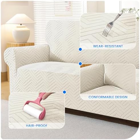 Stretch Sofa Cover Non-Slip Washable Furniture Protector