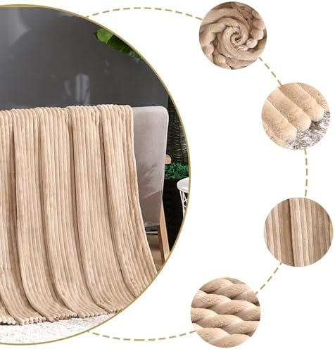 Fleece Blanket for Couch,Soft Plush Throw Blanket,Cozy Soft Fuzzy
