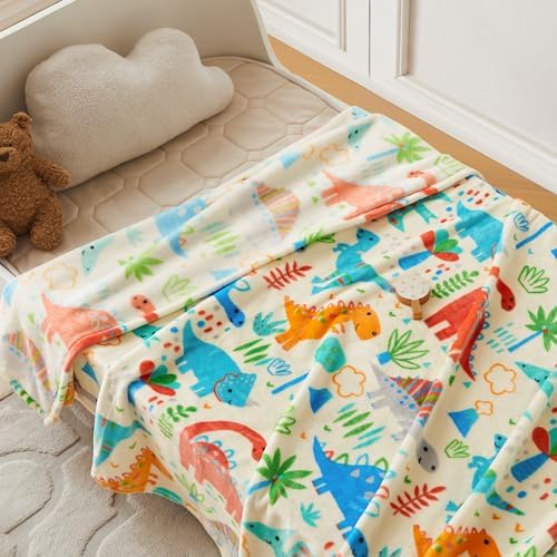 COOVA Kids Twin Blanket 60x80 Inch - Cartoon Fleece Throw, Toys for 2