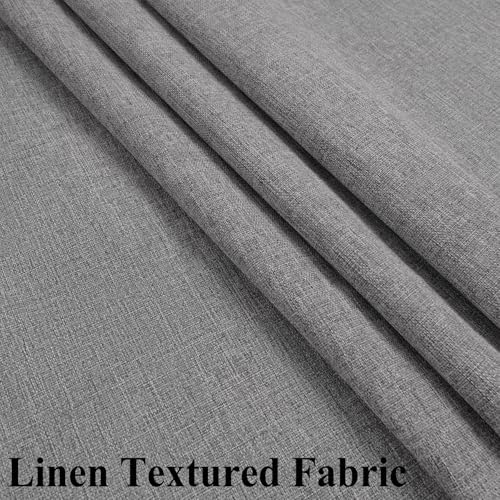 Frelement 52" W x 108" L Total Light Blocking Linen Pinch Pleated