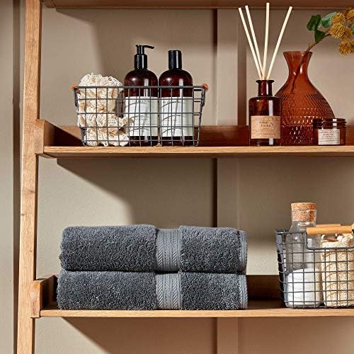 Christy Renaissance 6 Piece Gray Towel Set | 100% Egyptian Cotton