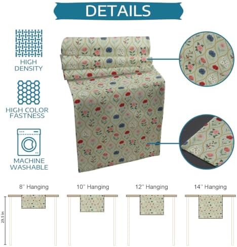 Petite Blooms Table Runner and Placemats Set of 4 Soft Farmhouse