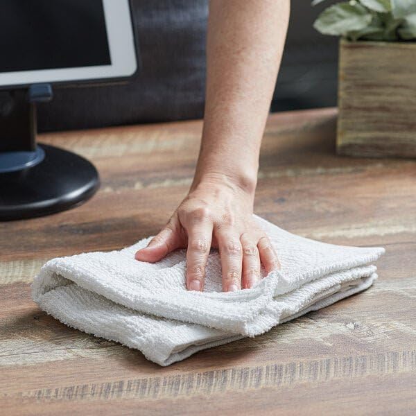 Blue Strip Bar Mop Towels – 100% Soft Cotton Commercial Cleaning