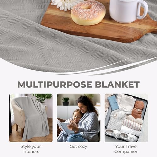 Superior Cotton Blanket Breathable All Season Comfy Bedding