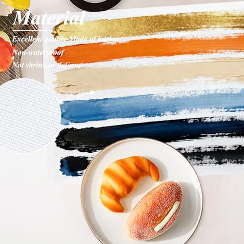Shrahala Summer Autumn Gray Hipster Set of 8 12 X 18 Inch Linen