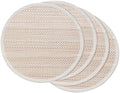 Hausattire Bamboo Placemats for Dining Table Set of 4 Washable