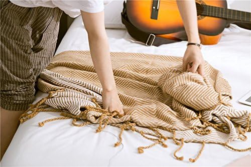 Home-organizer Tech 100-percent Cotton Cable Knitted Woven Soft Throw