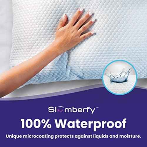 Slumberfy Waterproof Pillow Protector, Standard Size