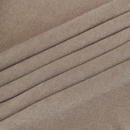 OpifeTela Rectangular Linen-Textured Tablecloth, Waterproof