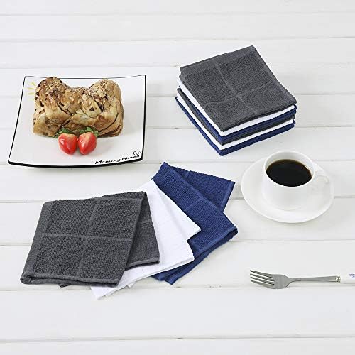 Glynniss Dishcloths Kitchen Highly Absorbent Dish Rags 100% Cotton