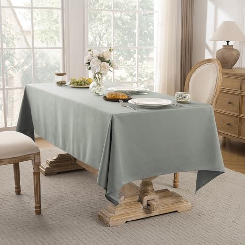 Softalker Jacquard Rectangle Tablecloth - Geometric Line Damask Table