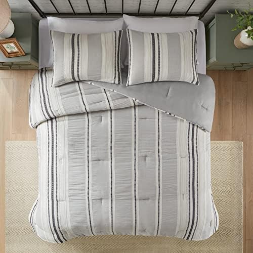 Hyde Lane King Size Comforter Set, Boho Tufted 3-Piece Bedding Sets