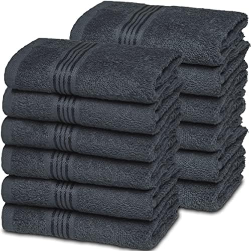 Belizzi Home Ultra Soft Cotton Washcloths, Contains 12 Piece Face