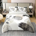 Erosebridal Gray Boho Mid Century 100% Cotton Duvet Cover Full