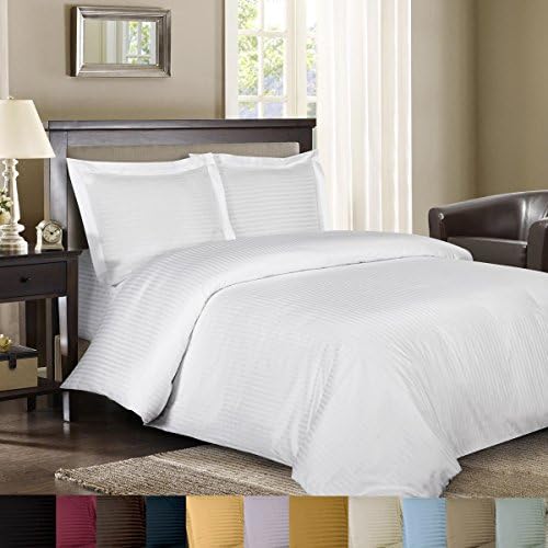 Royal Hotel Bedding Striped Duvet Covers 100% Cotton Soft and