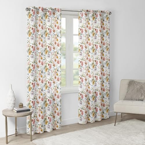 Fchen art Curtains William Morris Brown Poly Grommet Living 52x84 2
