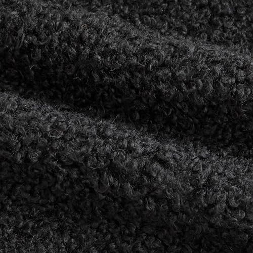 Pack of 2 Curly Teddy Wool Faux Fur Throw Pillow Covers Fuzzy Accent