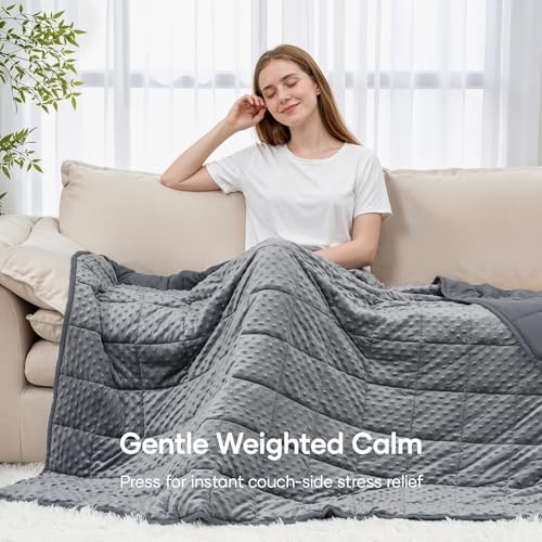 Cottonblue Weighted Blanket 20lbs for Adults Queen Size, 60 x 80in