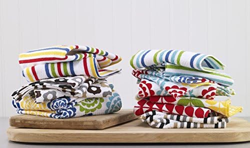 T-fal Textiles Highly Absorbent 100% Cotton Double Sided Printed Dish