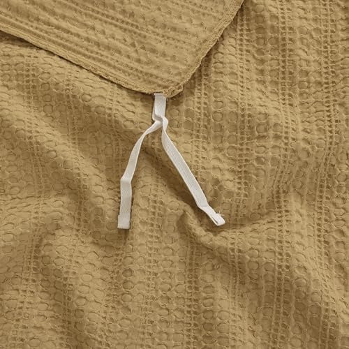 Dreamology Waffle Duvet Cover, Duvet Cover Full, 100% Cotton Waffle