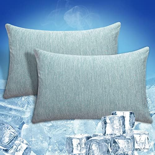 CHOSHOME 1 Pack Green Cooling Blanket 50" X 70" and 2 Pacck Cooling