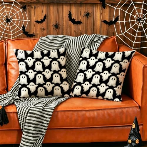 RABUSOFA Halloween Pillow Covers 20x20 Inch Halloween Decorations