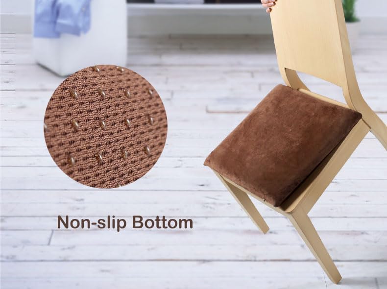 Augld Square Memory Foam Chair Cushion 16x16 in Beige