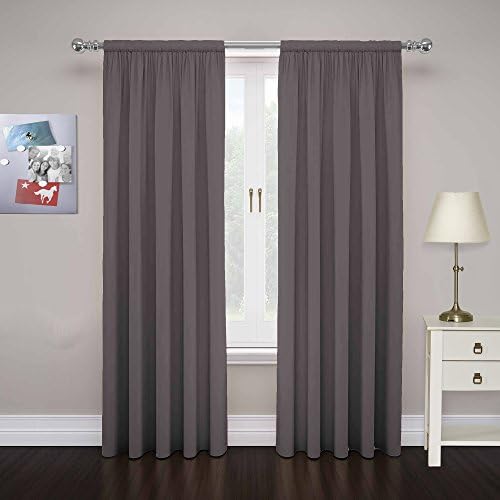 Eclipse Cadenza Microfiber Rod Pocket Panel Pair, Light Filtering