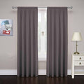 Eclipse Cadenza Microfiber Rod Pocket Panel Pair, Light Filtering