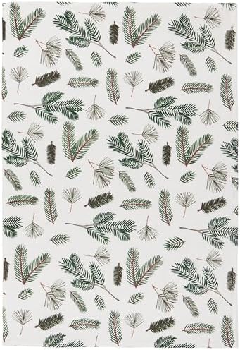 Now Designs Winterberry Baker's Floursack Christmas Dishtowels Set of