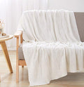 100-percent Cotton Cable Knitted Woven Soft Throw Sofa/Bedding/Couch