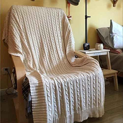 Cotton Luxury Knitted Sofa Throw Blanket,Soft Multifunction Knitting