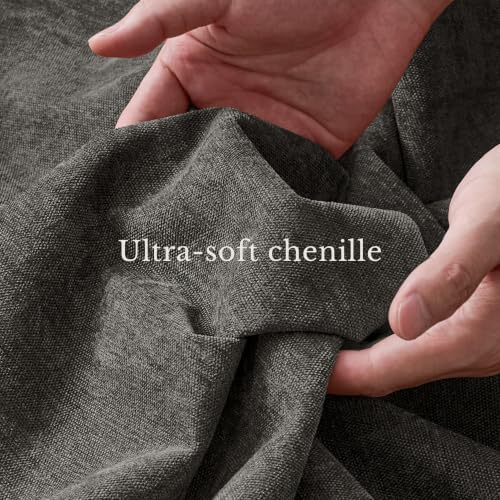 NICETOWN 100% Blackout Curtains Memory Trained Pinch Pleat 84" Length