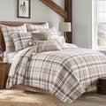 Levtex Home - Spencer Plaid Neutral - King Quilt (106x92in.) - Plaid