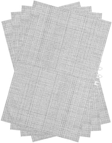 Grey Rustic Kitchen Towels Set of 4, Absorbent Microfiber Soft Dish